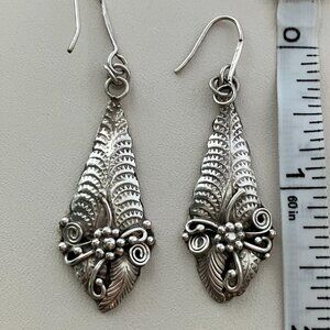 Native Navajo Sterling Silver Dangle Earrings